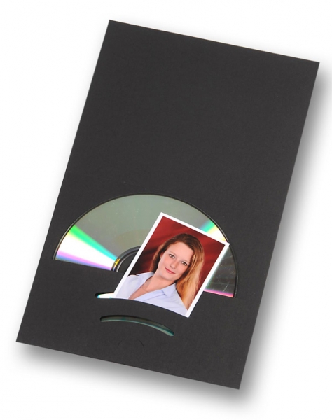 50 Passmappen "Kombi" schwarz